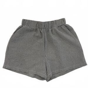 NEW ELAN women's gingham short in black